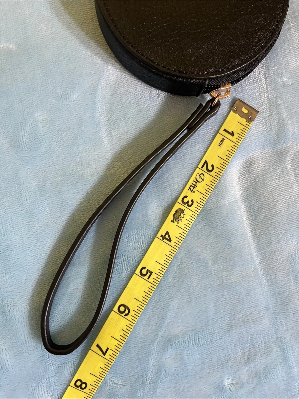 LC Lauren Conrad “Party Fund” Round Coin Pouch Wristlet | NEW